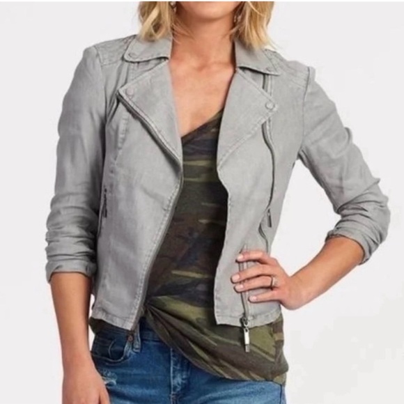 Evereve LEVEL 99 Brooklyn washable Moto Jacket Small - Picture 1 of 8